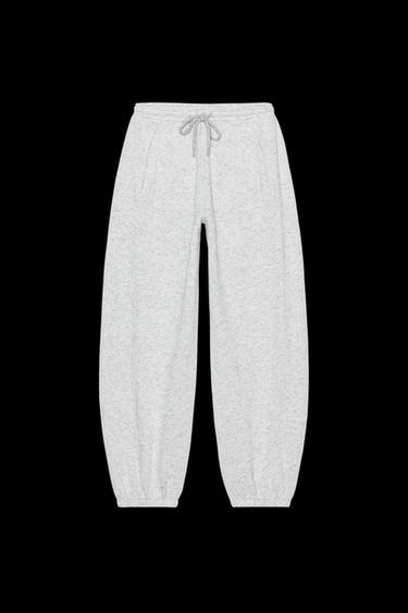 JOGGERS WITH SEAMS - Grey marl by Zara - Image 0