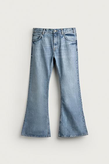 FLARE FIT JEANS — Light blue 1