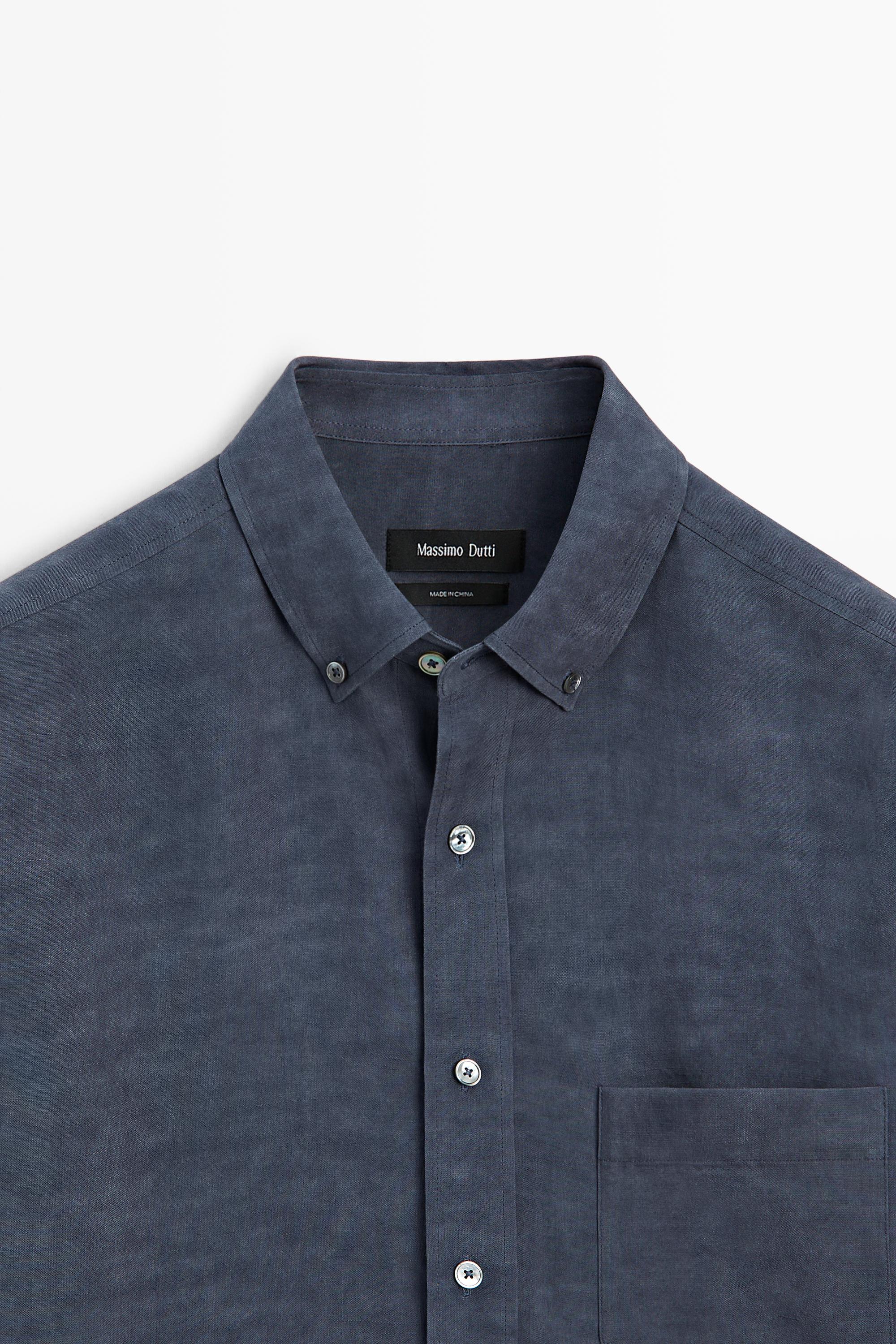 Regular fit shirt with pocket detail