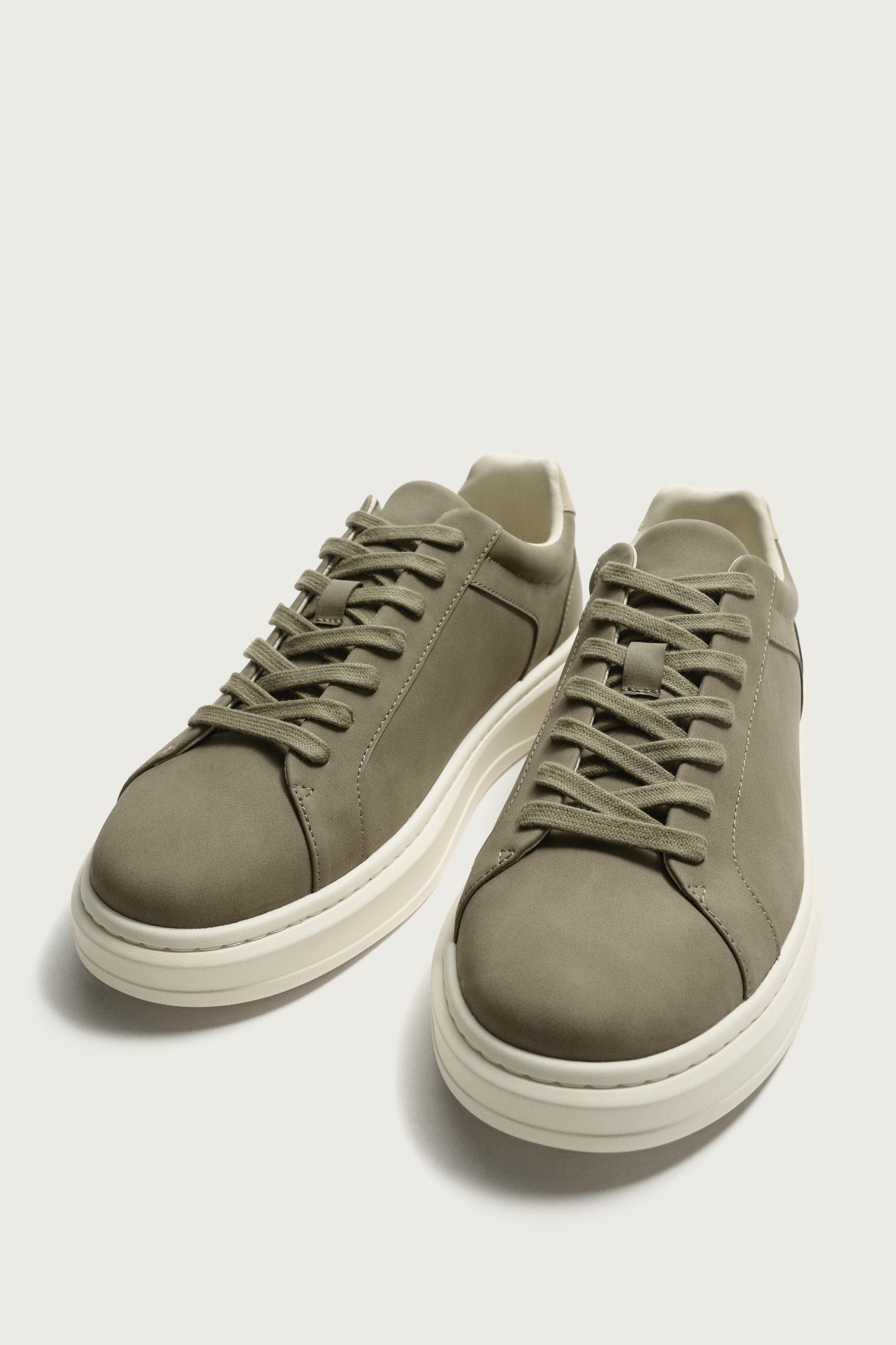 チャンキーソールスニーカー - カーキ | ZARA Japan / 日本