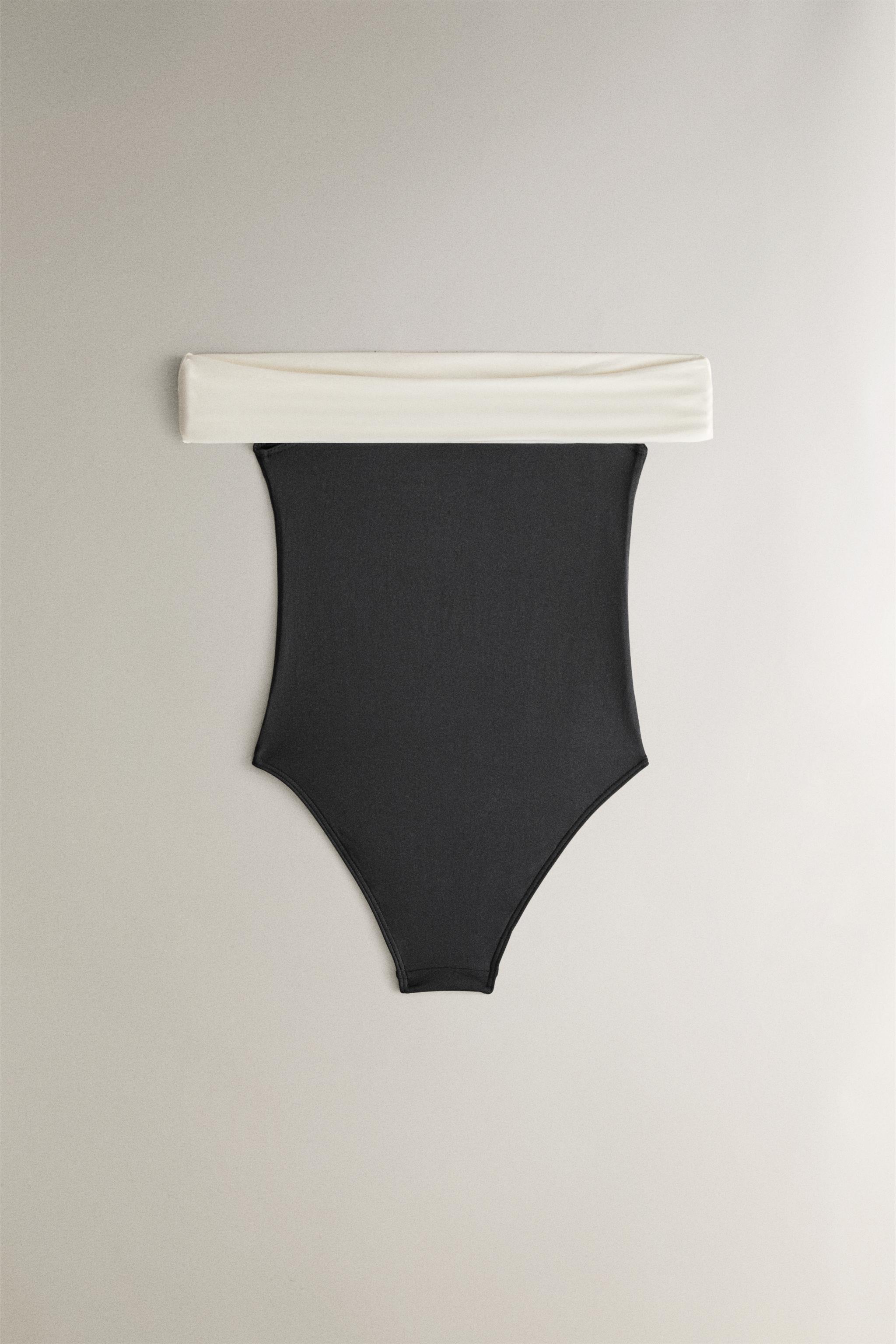 OFF-THE-SHOULDER SWIMSUIT