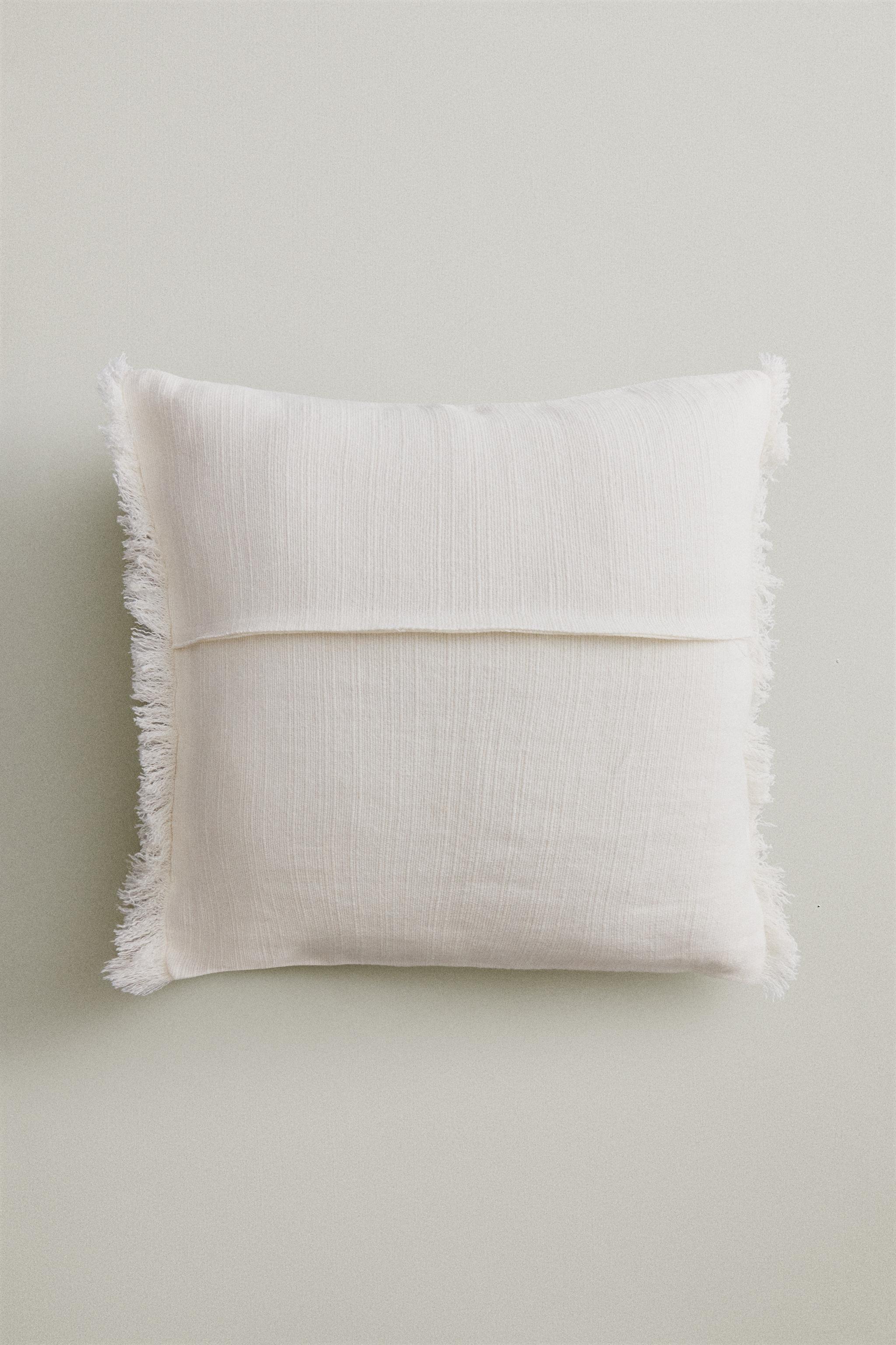 HEAVY LINEN THROW PILLOW COVER