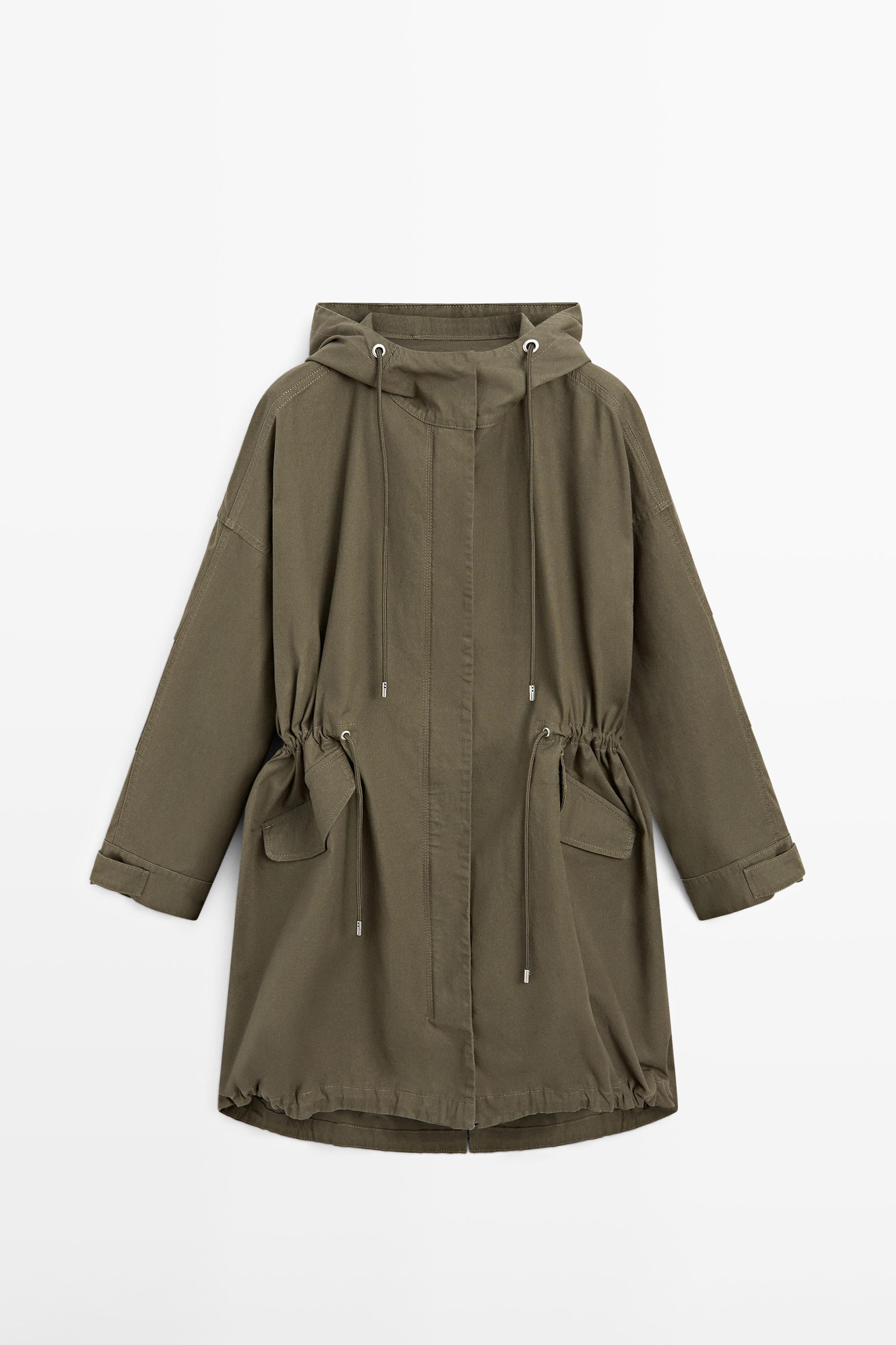 Long cotton parka