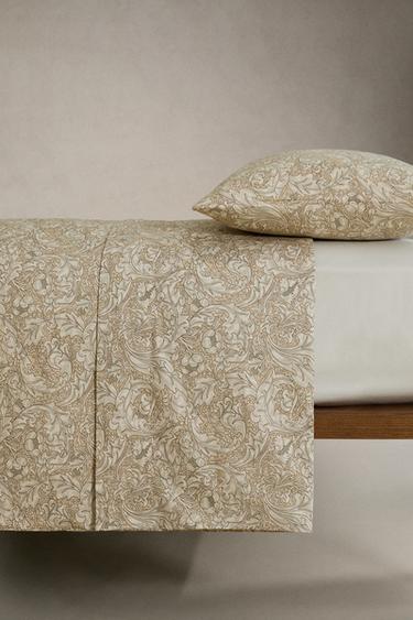 HOUSSE DE COUETTE COTON SATIN FLEURI MORRIS & CO. - Vanille de Zara - Image 2