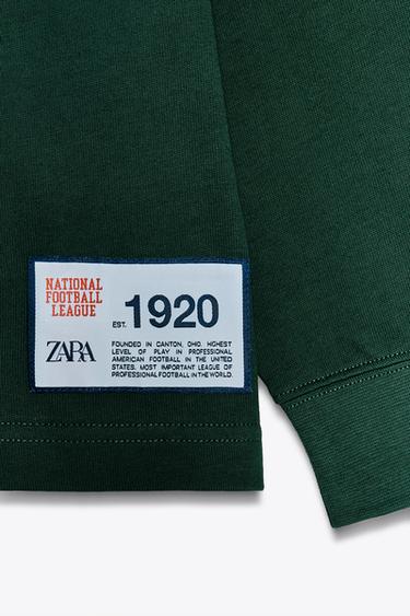 CAMISETA FELPA NFL JETS - VERDE de Zara