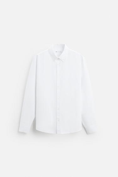 Zara OXFORD SHIRT - White