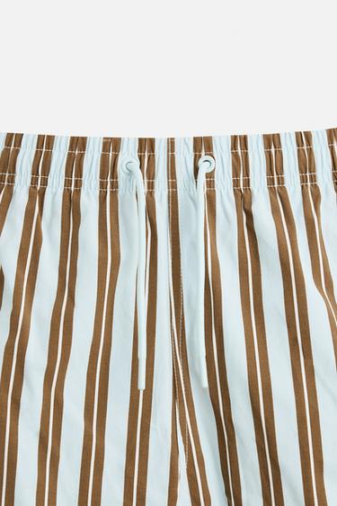 MAILLOT DE BAIN MOYEN RAYURES - Bleu ciel de Zara - Image 7