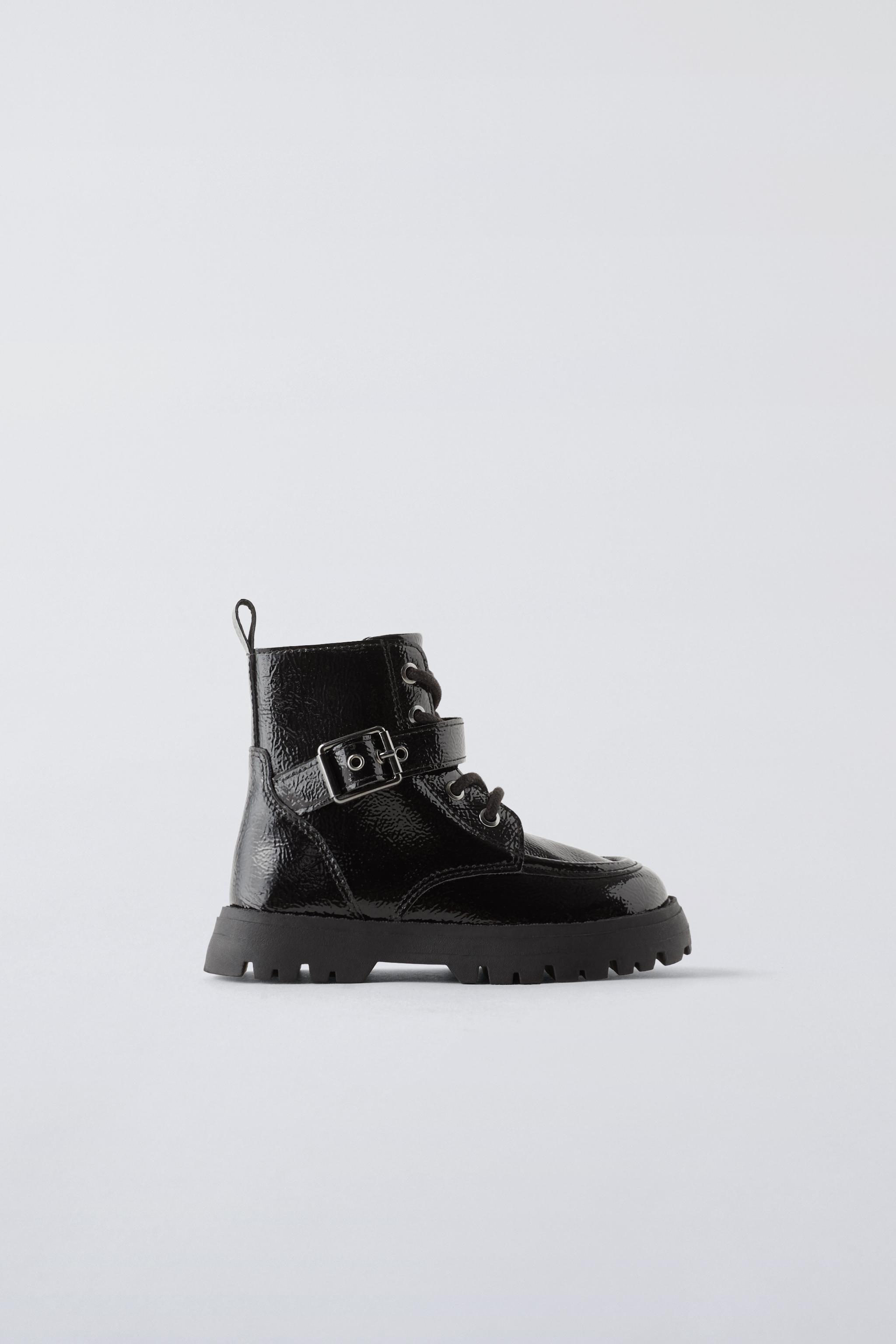 BUCKLED BOOTS Black ZARA Canada