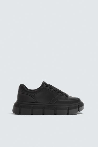 TÊNIS SOLA COM VOLUME - Preto da Zara