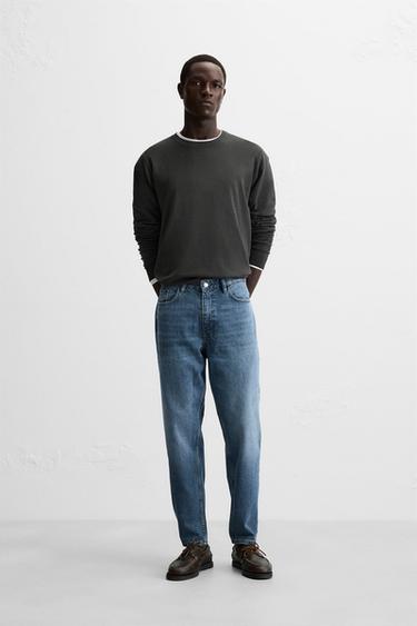 JERSEY MEZCLA VISCOSA BÁSICO - Gris antracita de Zara - Imagen 0