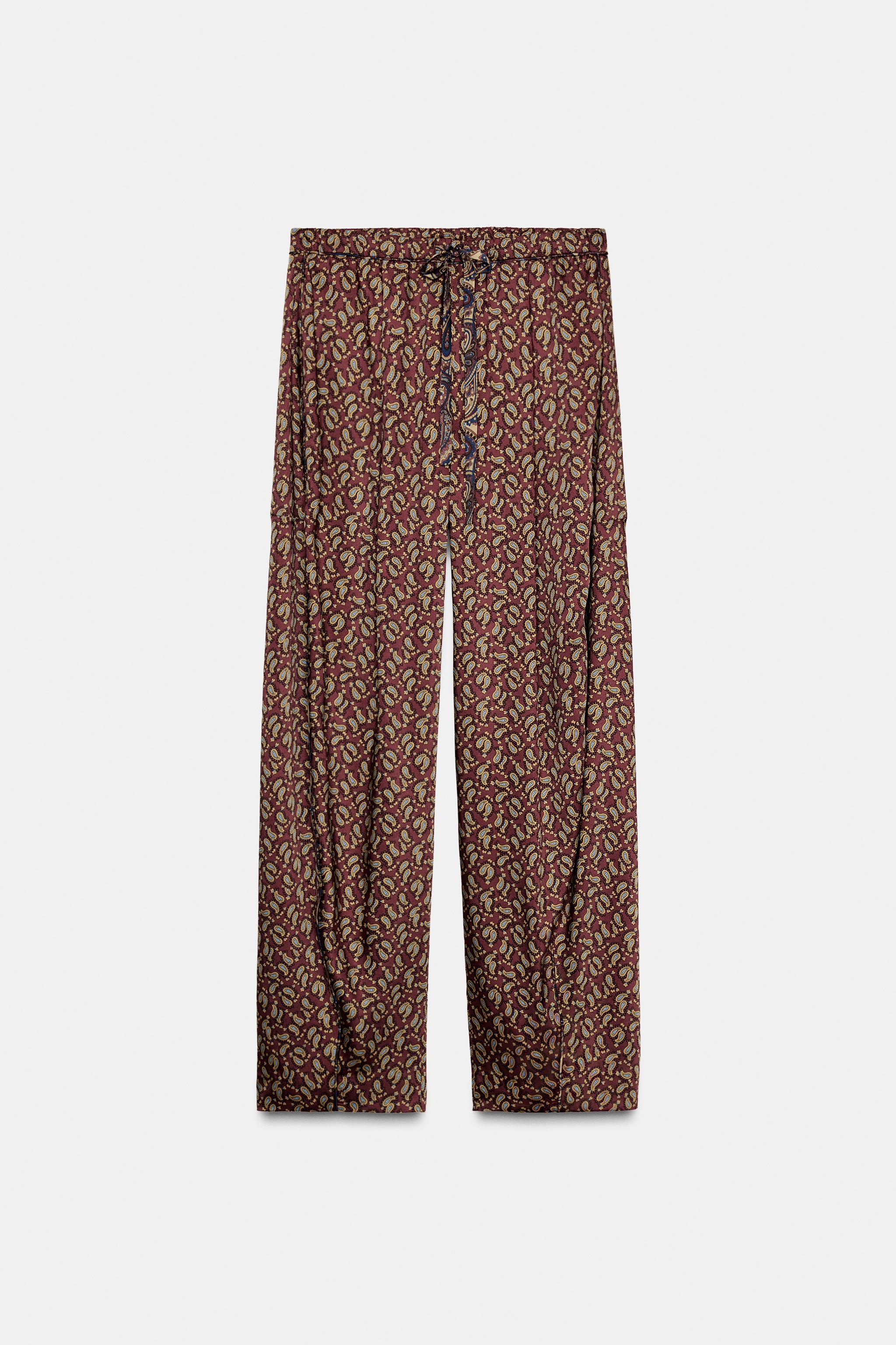 【WEWILL】PAISLEY PAJAMA TROUSERS WEWILL PAISLEY PAJAMA TROUSERS Paisley Co-ord with Pants