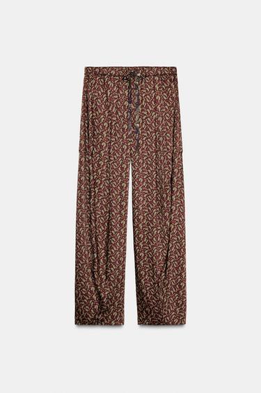 ZW COLLECTION PAISLEY PYJAMA TROUSERS - Multicoloured by Zara