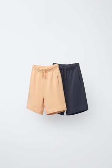 TWO-PACK OF PLAIN BERMUDA SHORTS - Various by Zara