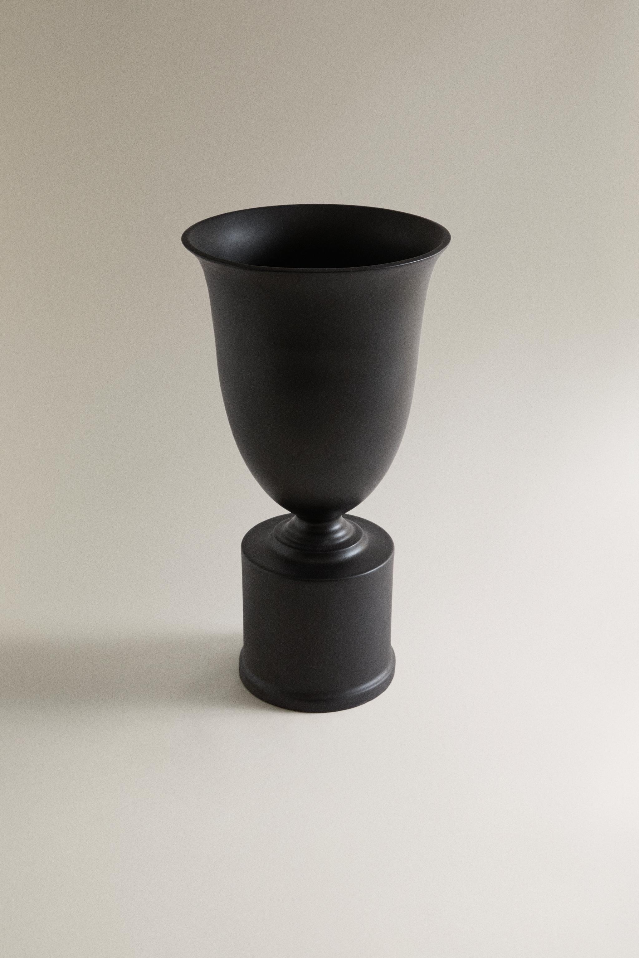 Zara STONEWARE PEDESTAL VASE STUDIO MARY LENNOX