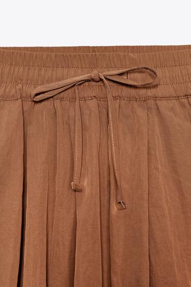 BERMUDA SHORTS WITH ELASTIC WAIST - Brick by Zara - Image 7