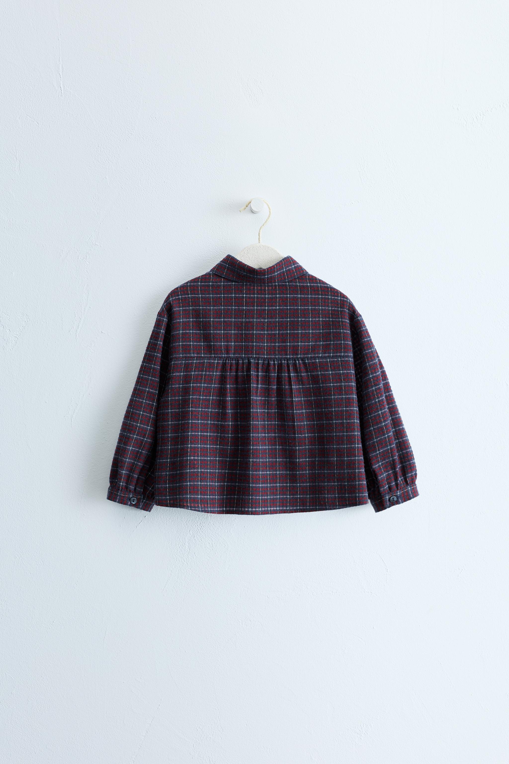 ZARA TIMELESS - CHEMISE À IMPRIMÉ CARREAUX