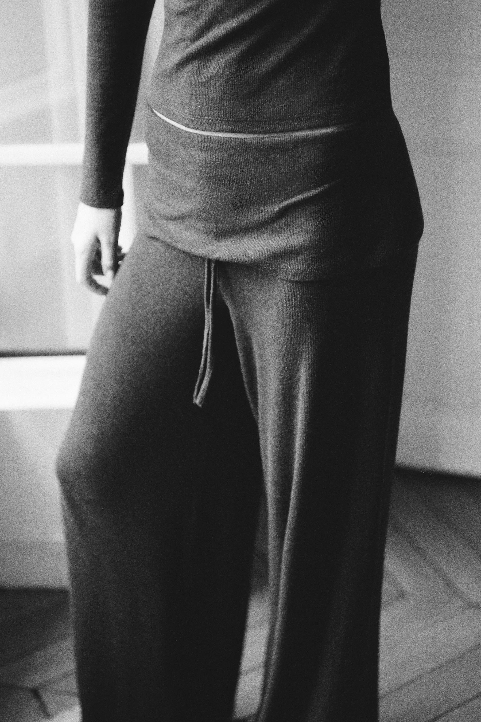 PANTALON SOFT À CEINTURE LARGE