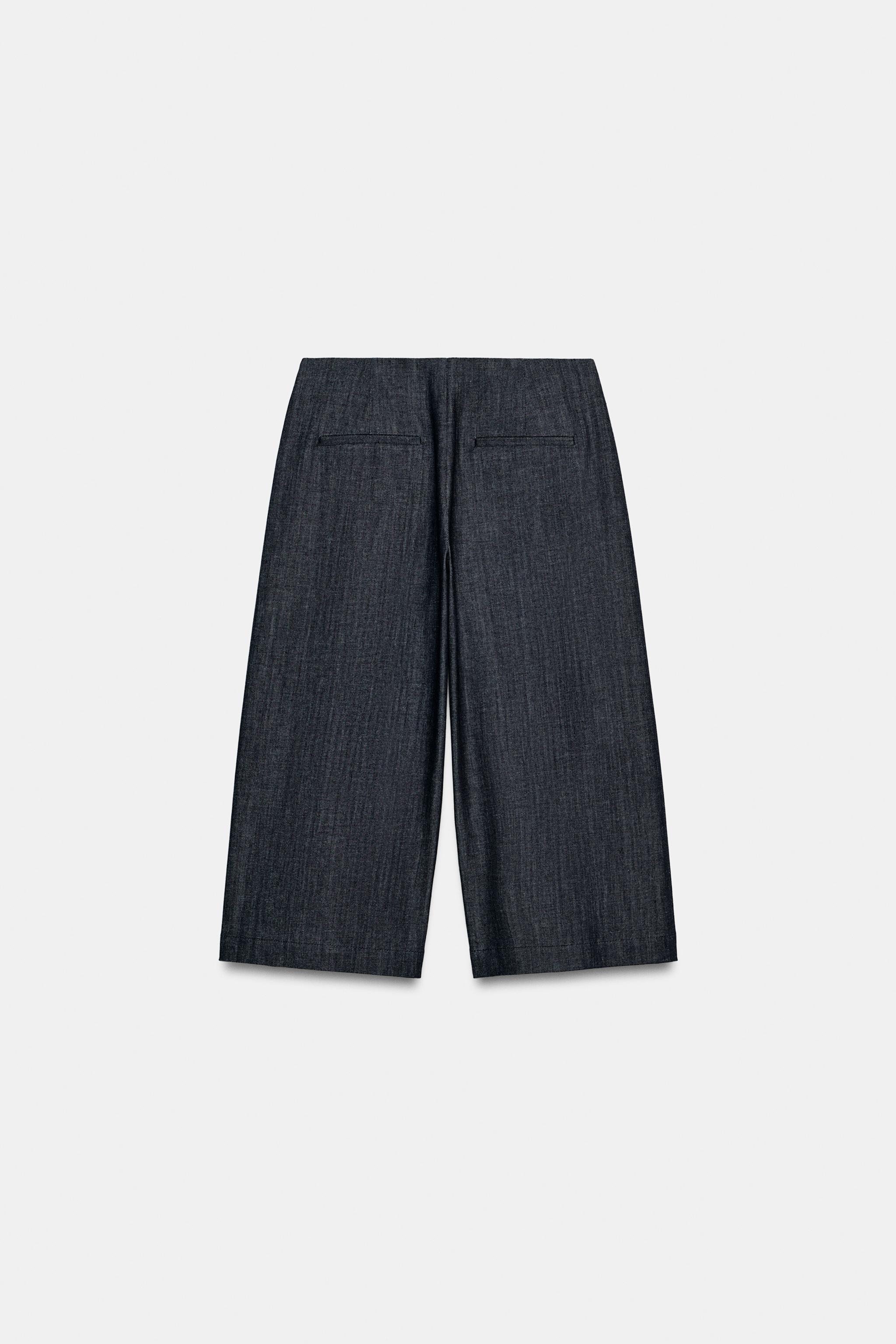 Женские шорты Zara LONG BUTTON SHORTS — фото 5