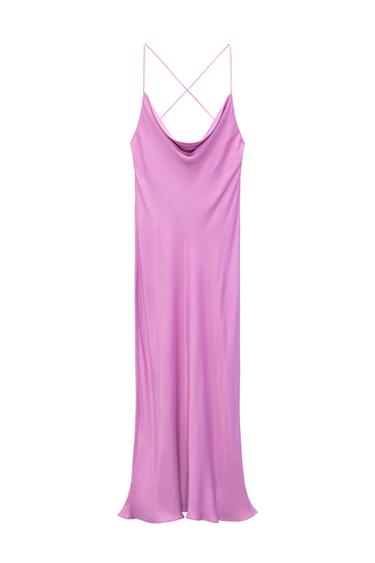 SATIN LINGERIE STYLE DRESS