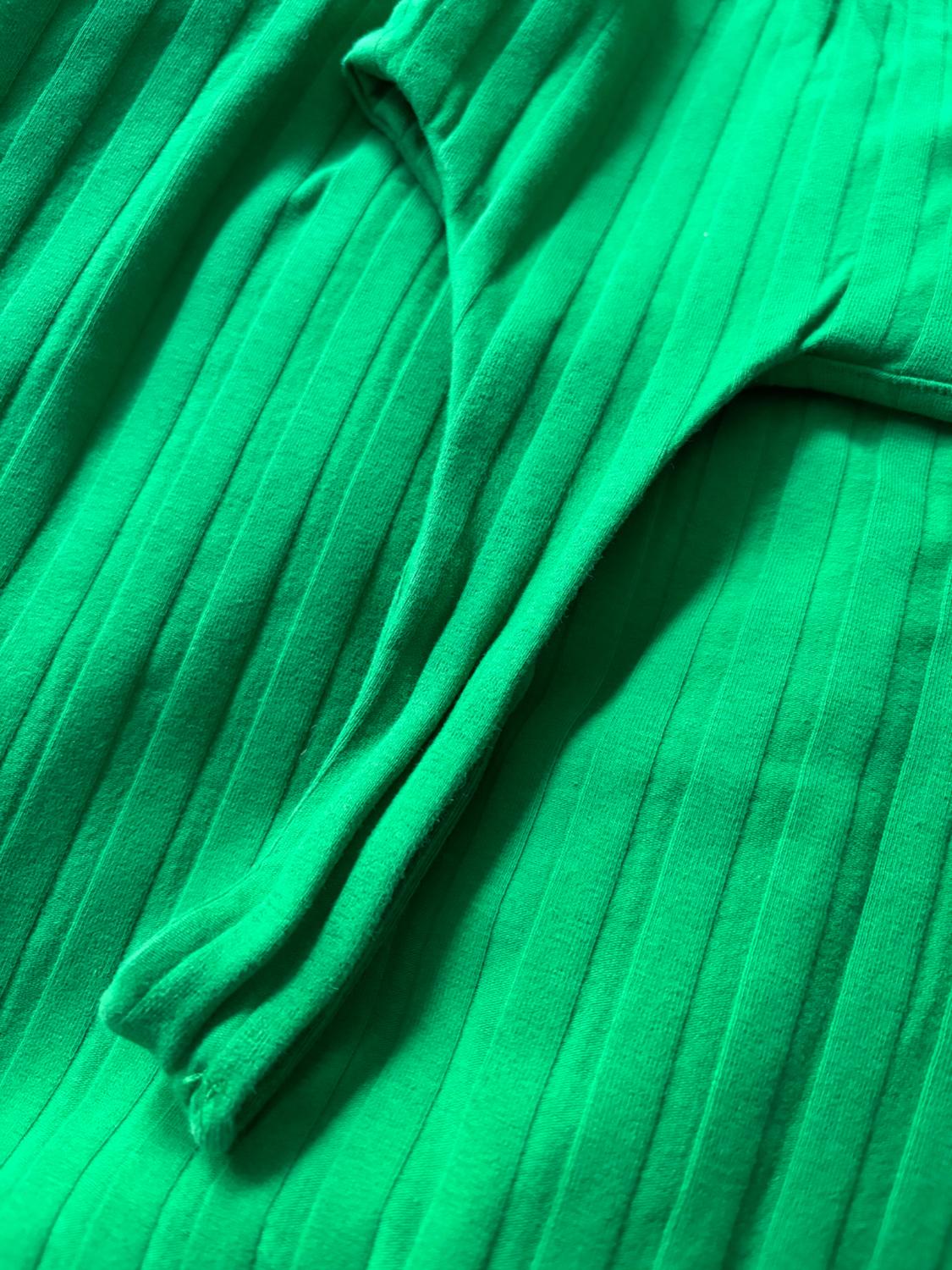 GREEN COTTON DRESS - Image 4