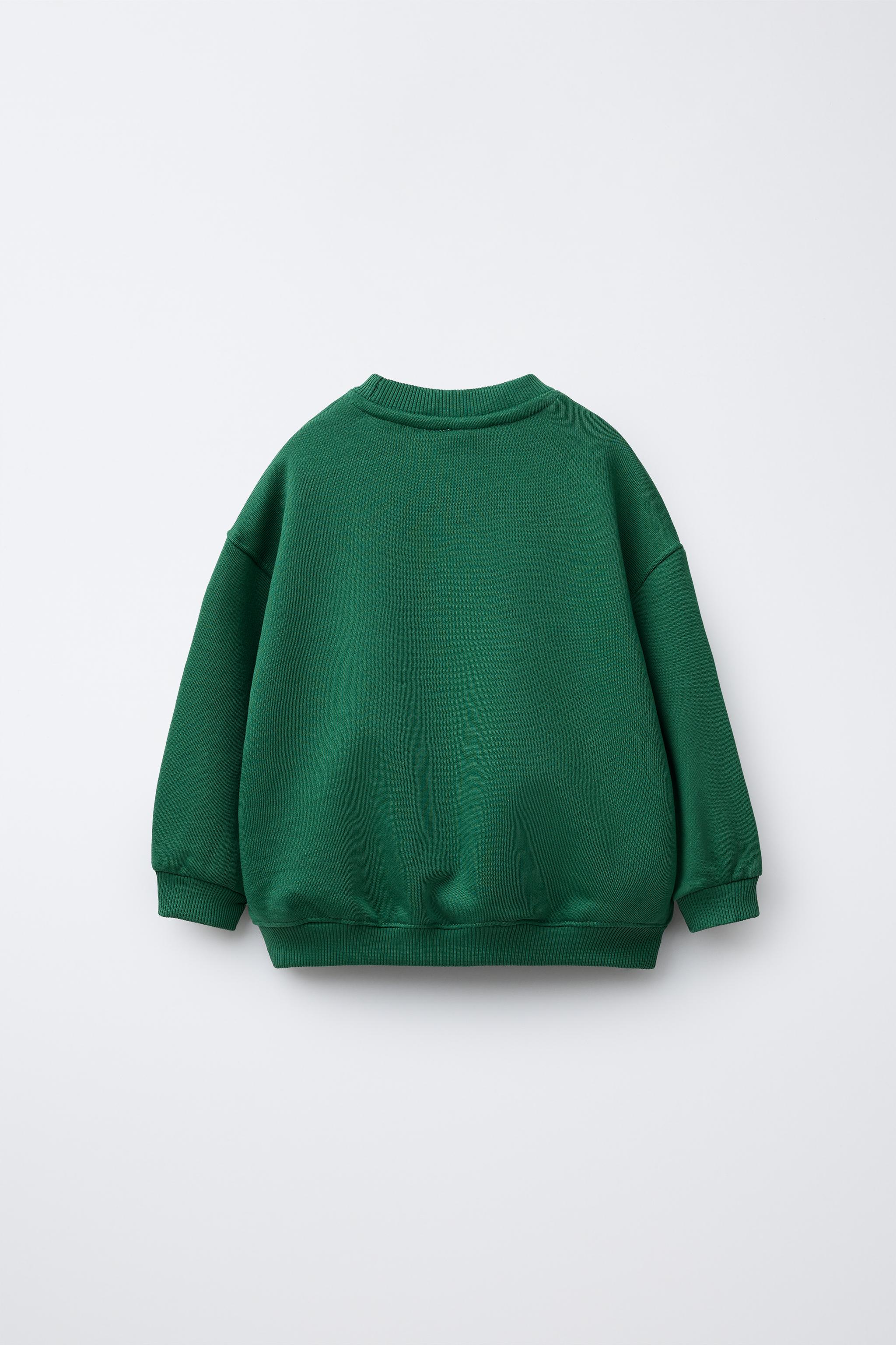 BASIC TEXT SWEATSHIRT - Gray marl | ZARA United States