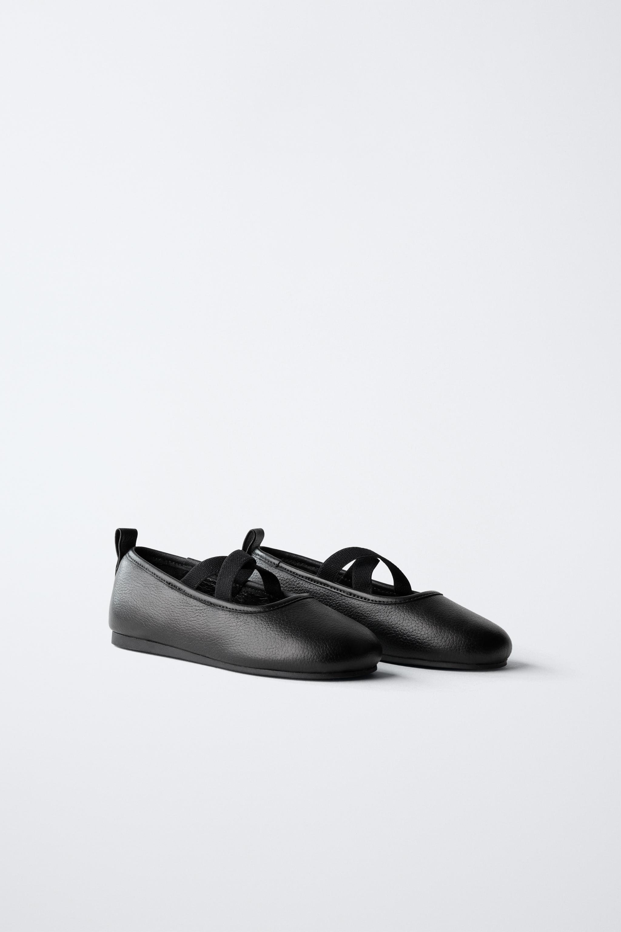 Обувь Zara LEATHER SCHOOLGIRL BALLERINA — фото 2