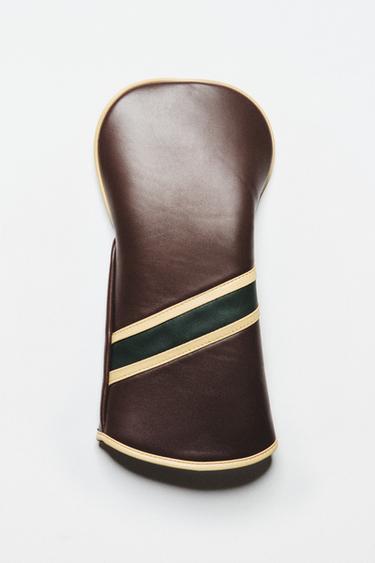 DRIVER GOLF CLUB COVER - Brown / Green by Zara - Image 5