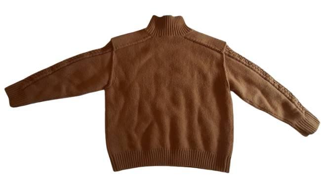 100% WOOL TEXTURED JUMPER - Image 2