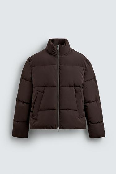 VESTE MATELASSÉE DÉPERLANTE - Chocolat de Zara