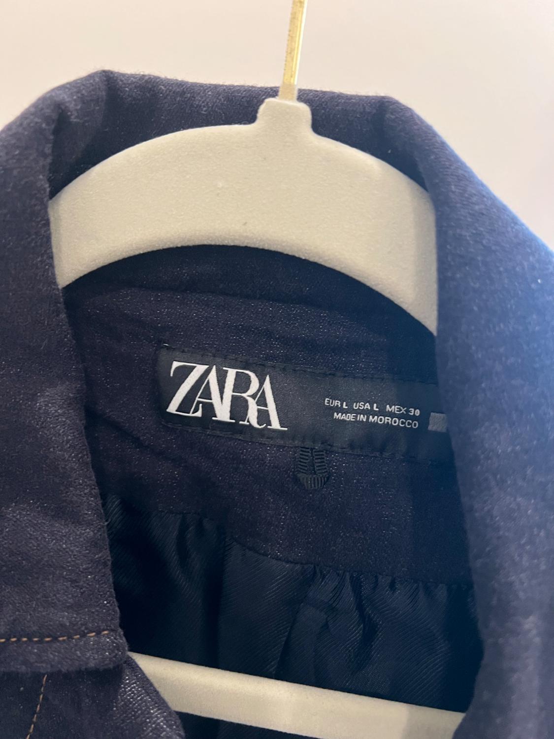 Z1975 TOPSTITCHED CROPPED DENIM JACKET - Image 2