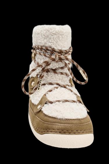 BOTÍN COMBINADO SKI COLLECTION - Marrón Arena de Zara