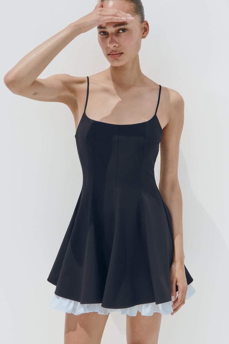 TRIM SHORT DRESS