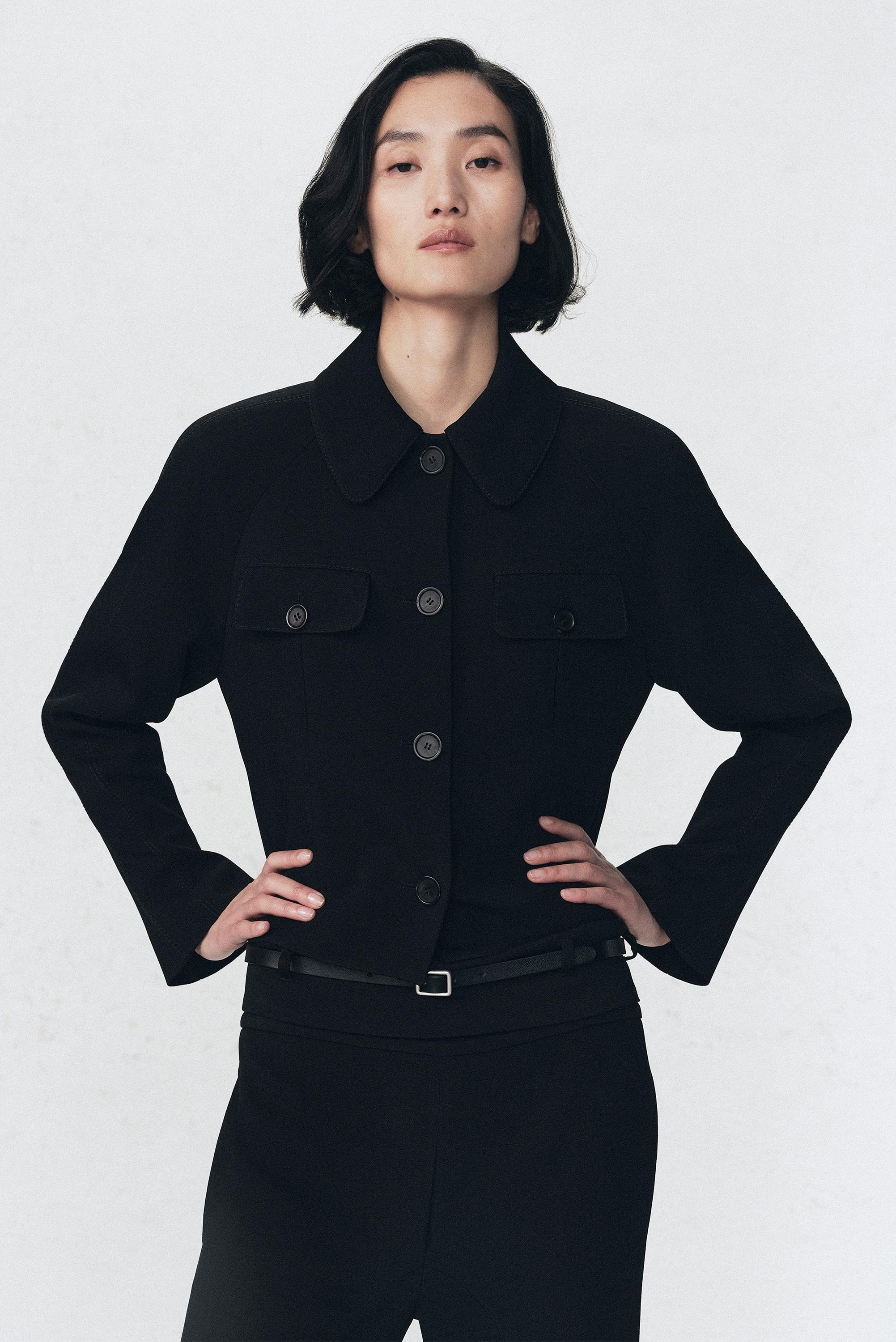 SHOULDER PAD JACKET SOSHIOTSUKI X ZARA - Black | ZARA Spain