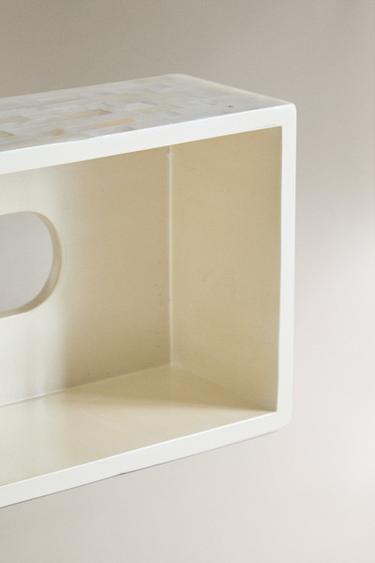 BOÎTE À MOUCHOIRS NACRÉE - Beige clair de Zara - Image 3