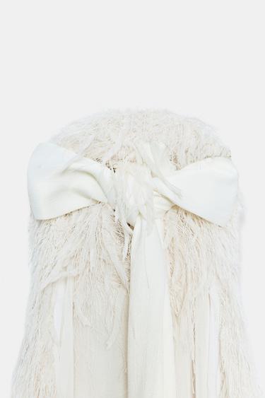 ZW COLLECTION HALTER DRESS - White by Zara - Image 8