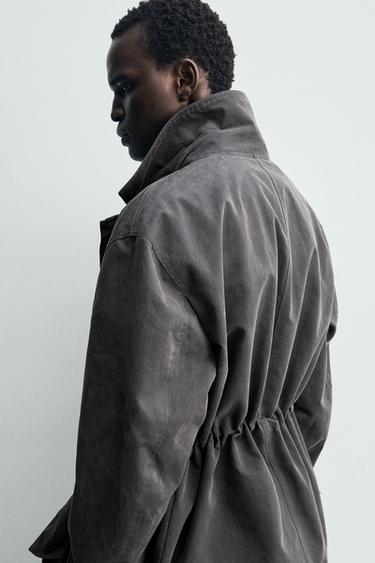 BLOUSON TECHNIQUE À POCHES UTILITY - Gris anthracite de Zara - Image 6