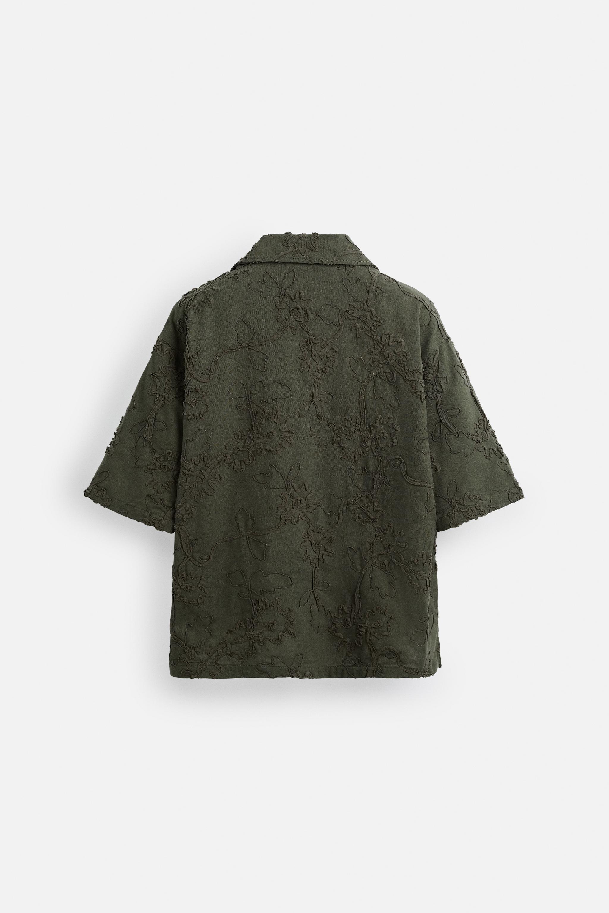 CHEMISE RELIEF FLORAL