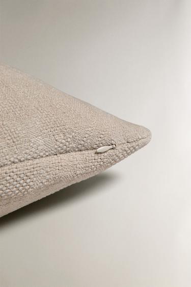 CHENILLE CUSHION COVER - Light grey by Zara - Image 4