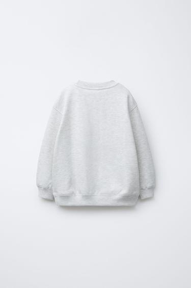BASIC HEART SWEATSHIRT - Grey marl by Zara - Image 1