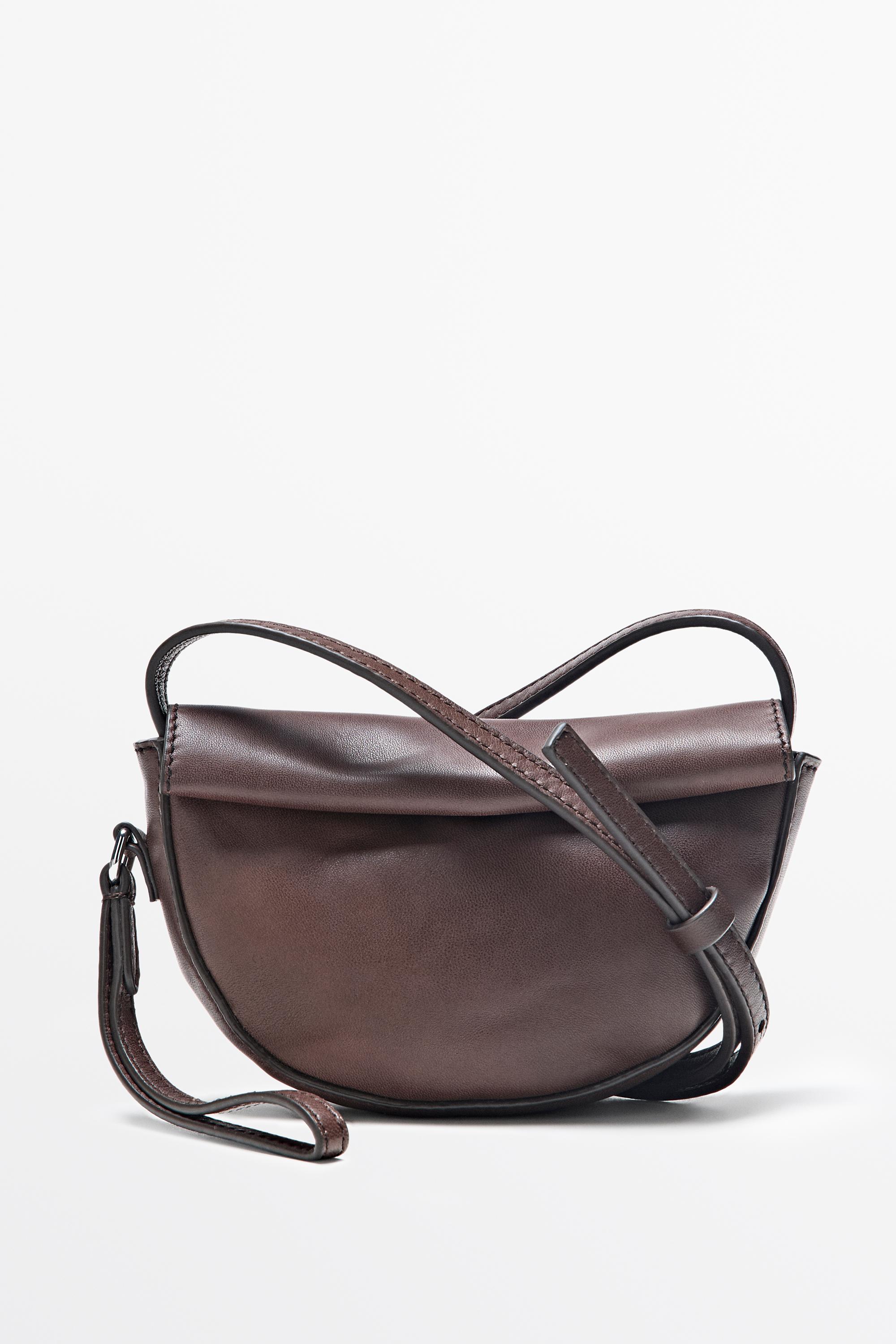 Nappa leather mini crossbody bag