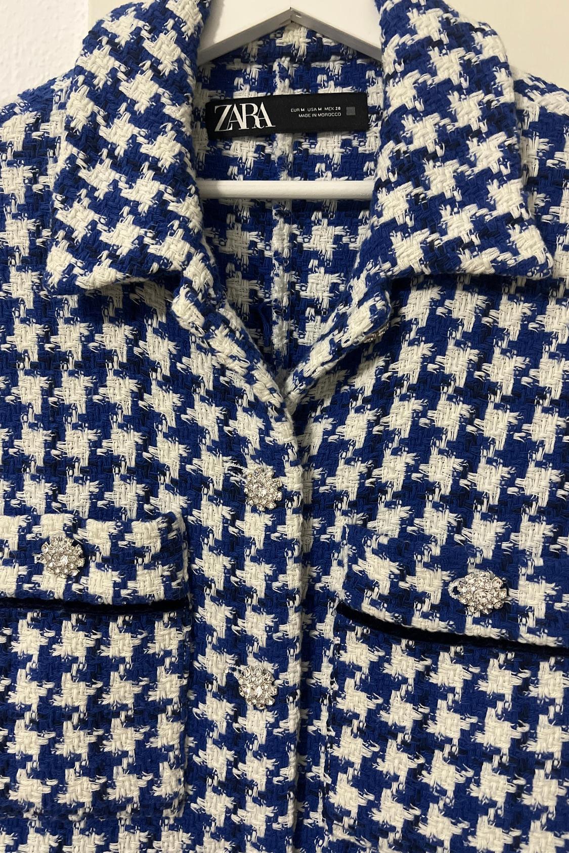 TEXTURED OVERSHIRT WITH RHINESTONE DETAIL - Image 2