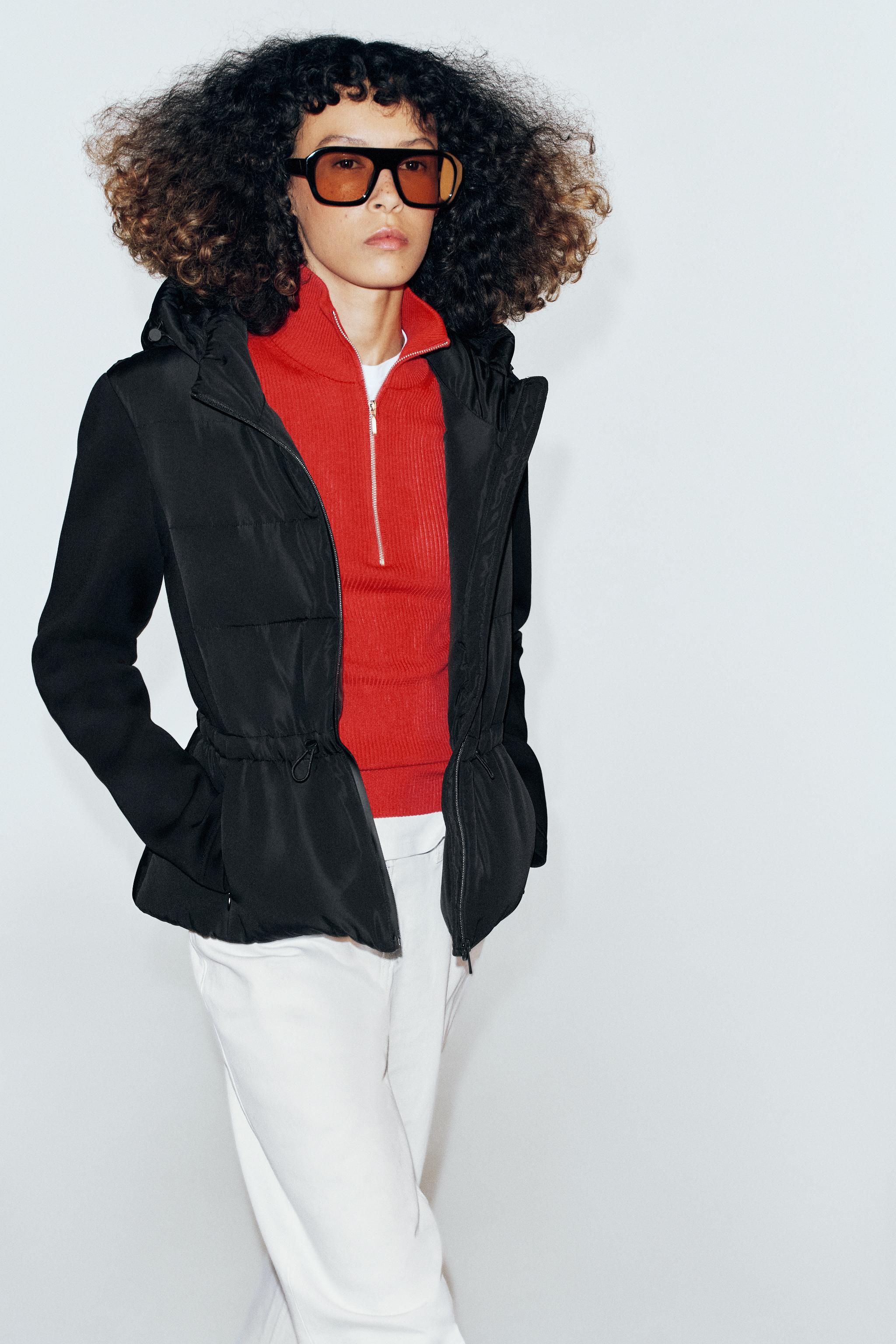 COMBINATION QUILTED JACKET WITH HOODIE