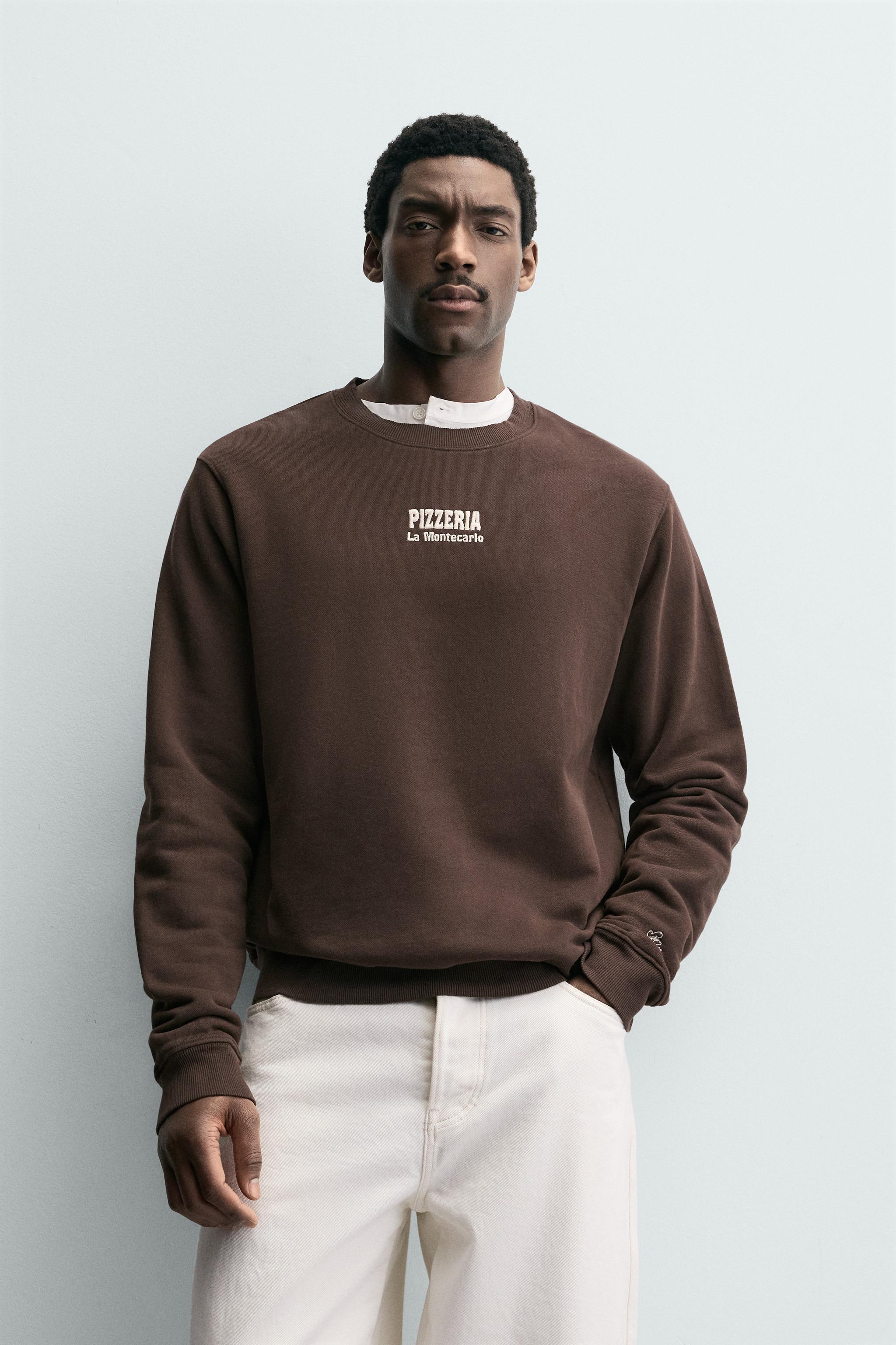 グラフィック & プリントスウェットシャツ | メンズ | ZARA 日本