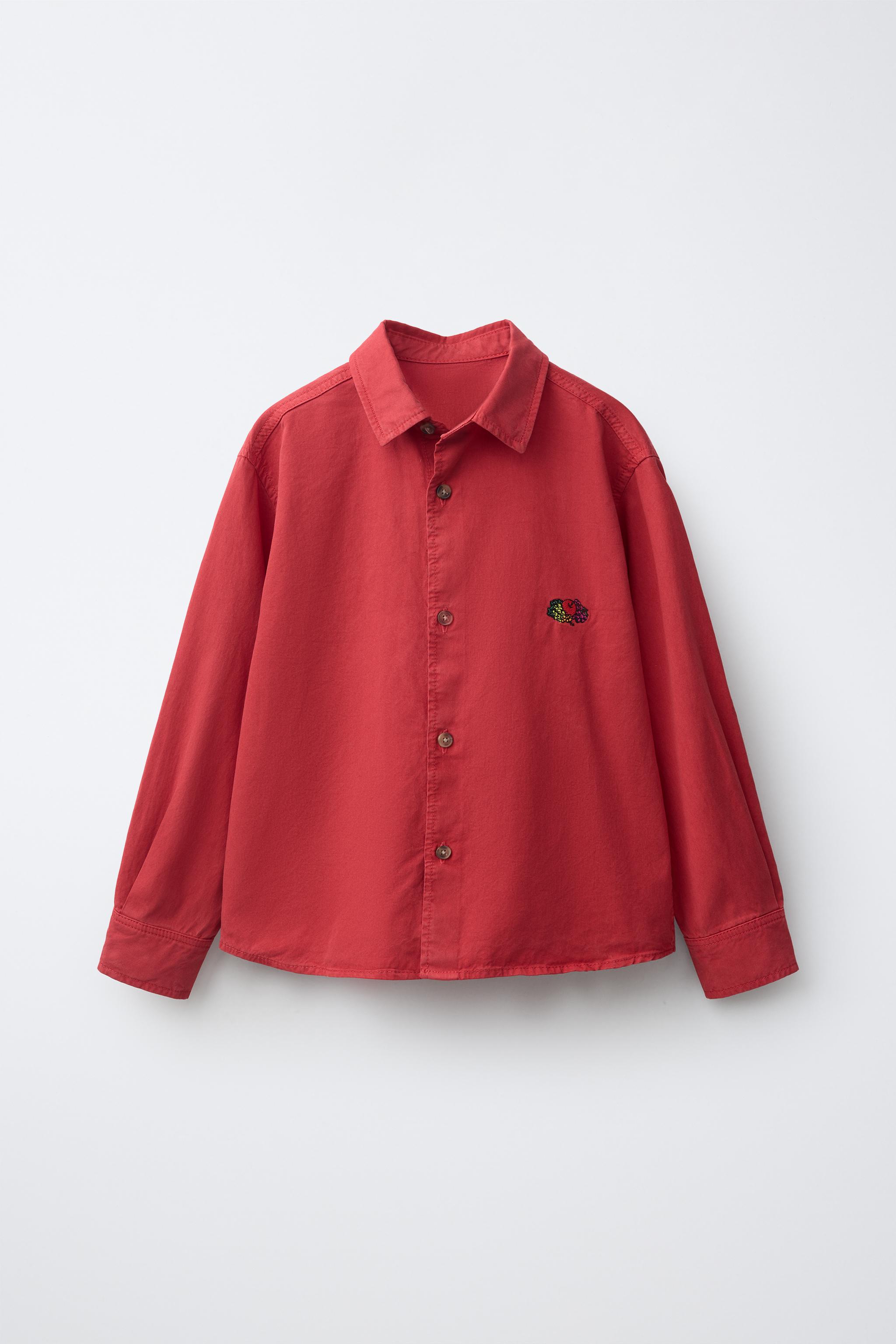 CHEMISE FLUIDE BRODÉE FRUIT OF THE LOOM™