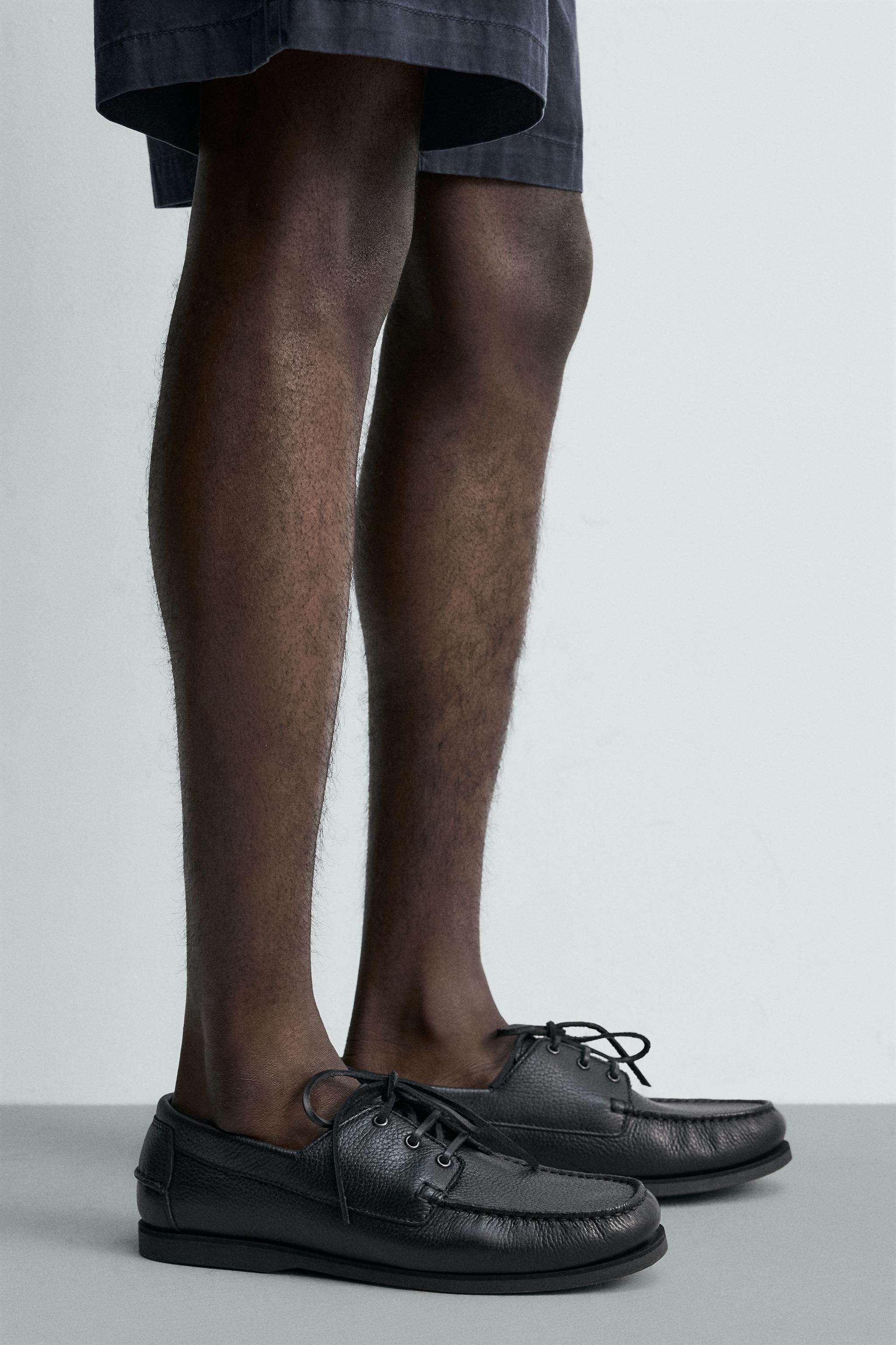 LEATHER BOAT SHOES