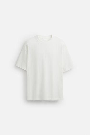 T-SHIRT À INSCRIPTION IMPRIMÉE - Blanc de Zara - Image 6