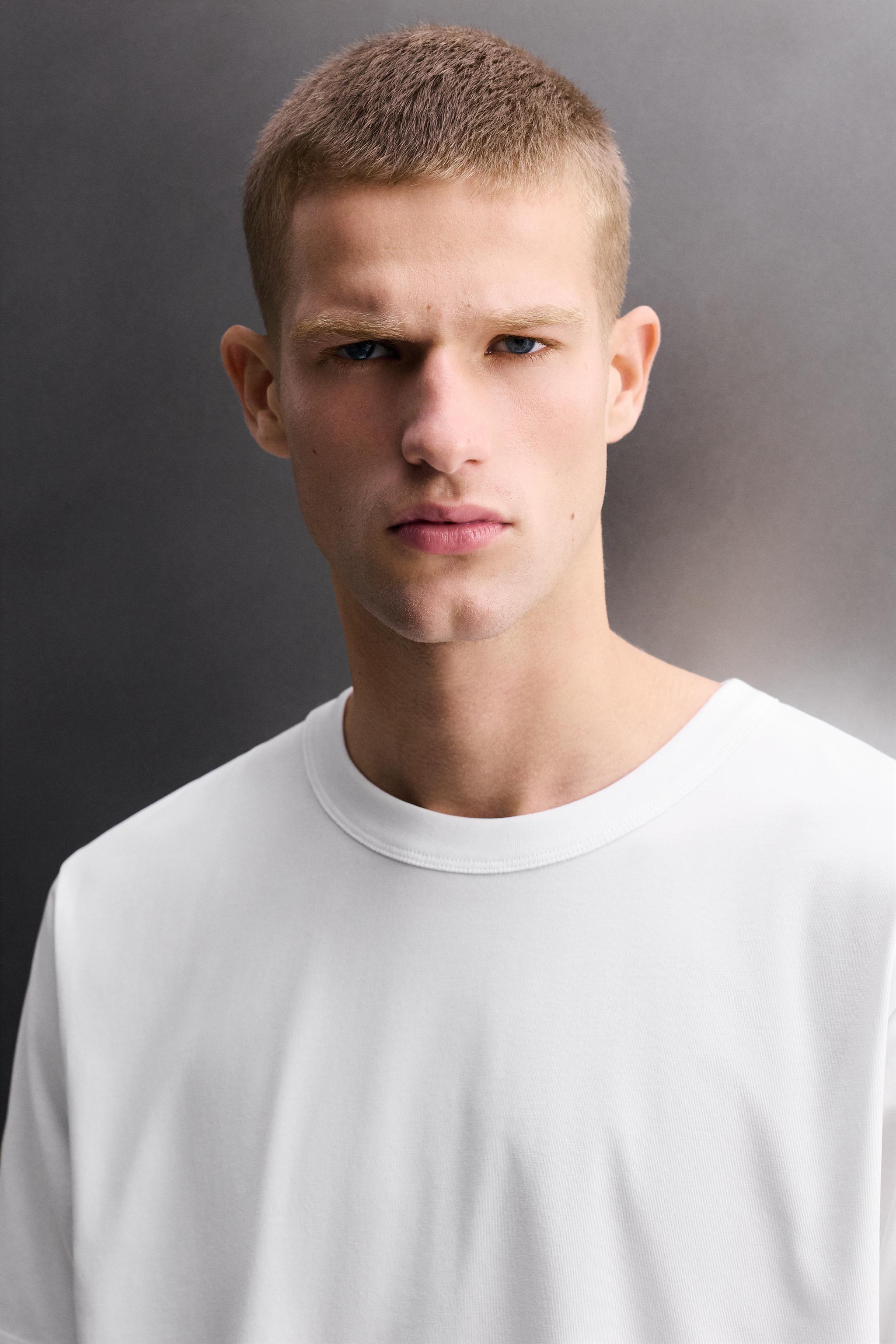Zara KONFORLU ANTRENMAN T-SHIRTÜ görsel 6