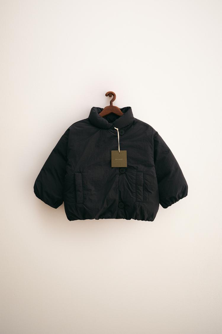 ZARA TIMELESS PADDED COAT Dark anthracite ZARA United Kingdom