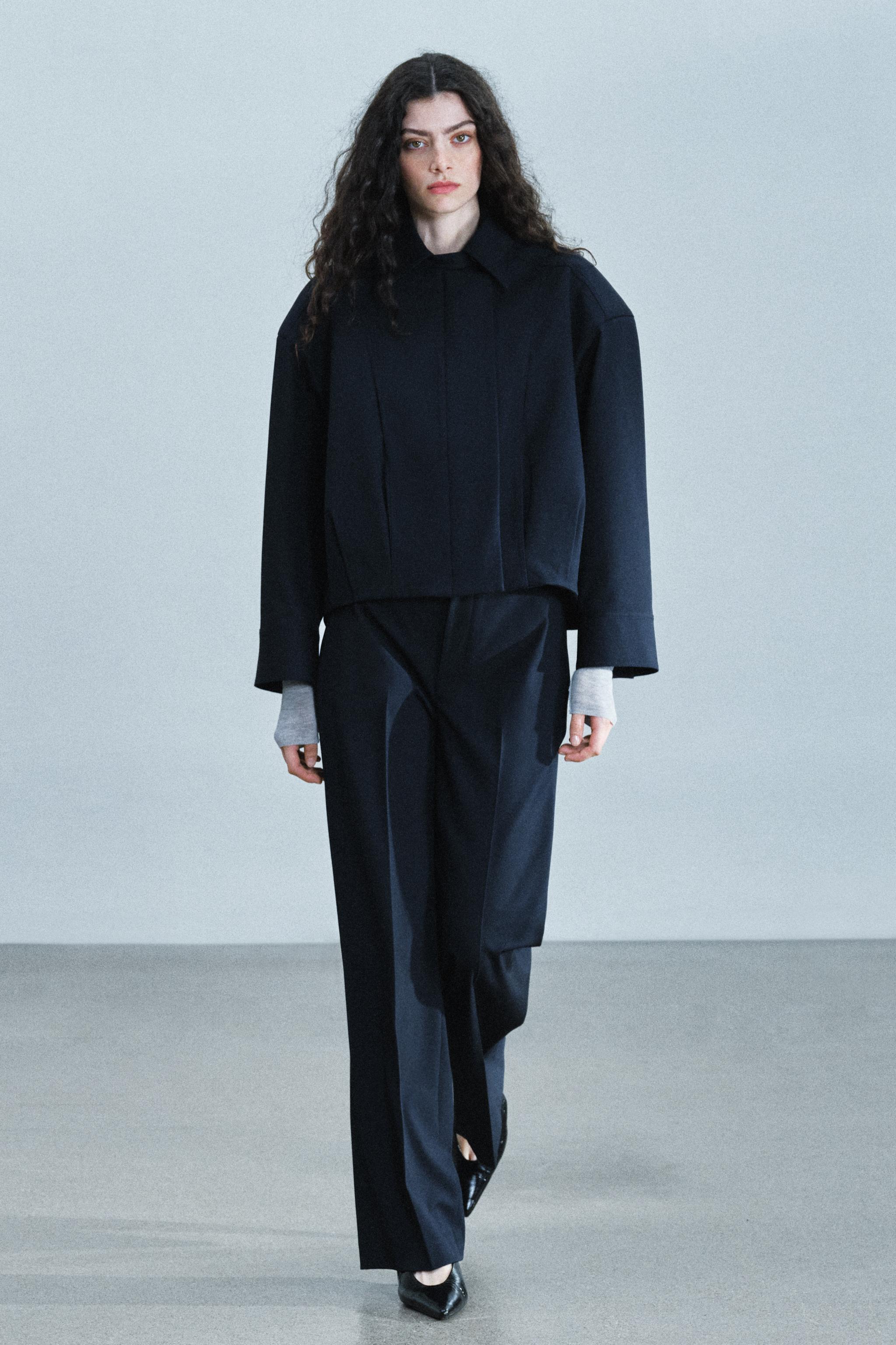 ZWコレクション ボンバージャケット - ダークネイビーブルー | ZARA