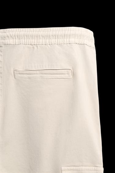 PANTALÓN CARGO SLIM FIT - Hielo de Zara